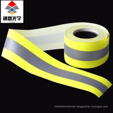 Flame Retardant Warning Reflective Tape Yellow